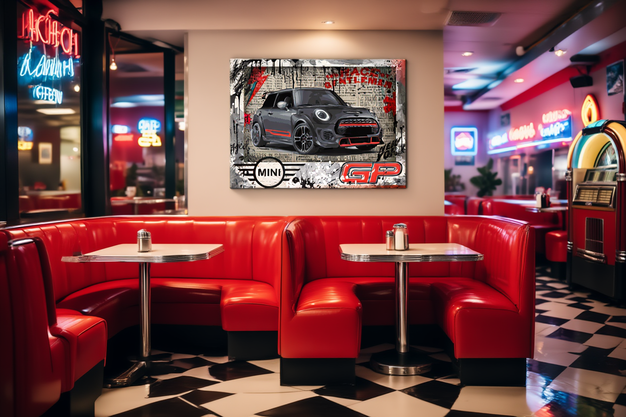 Mini Black & Red