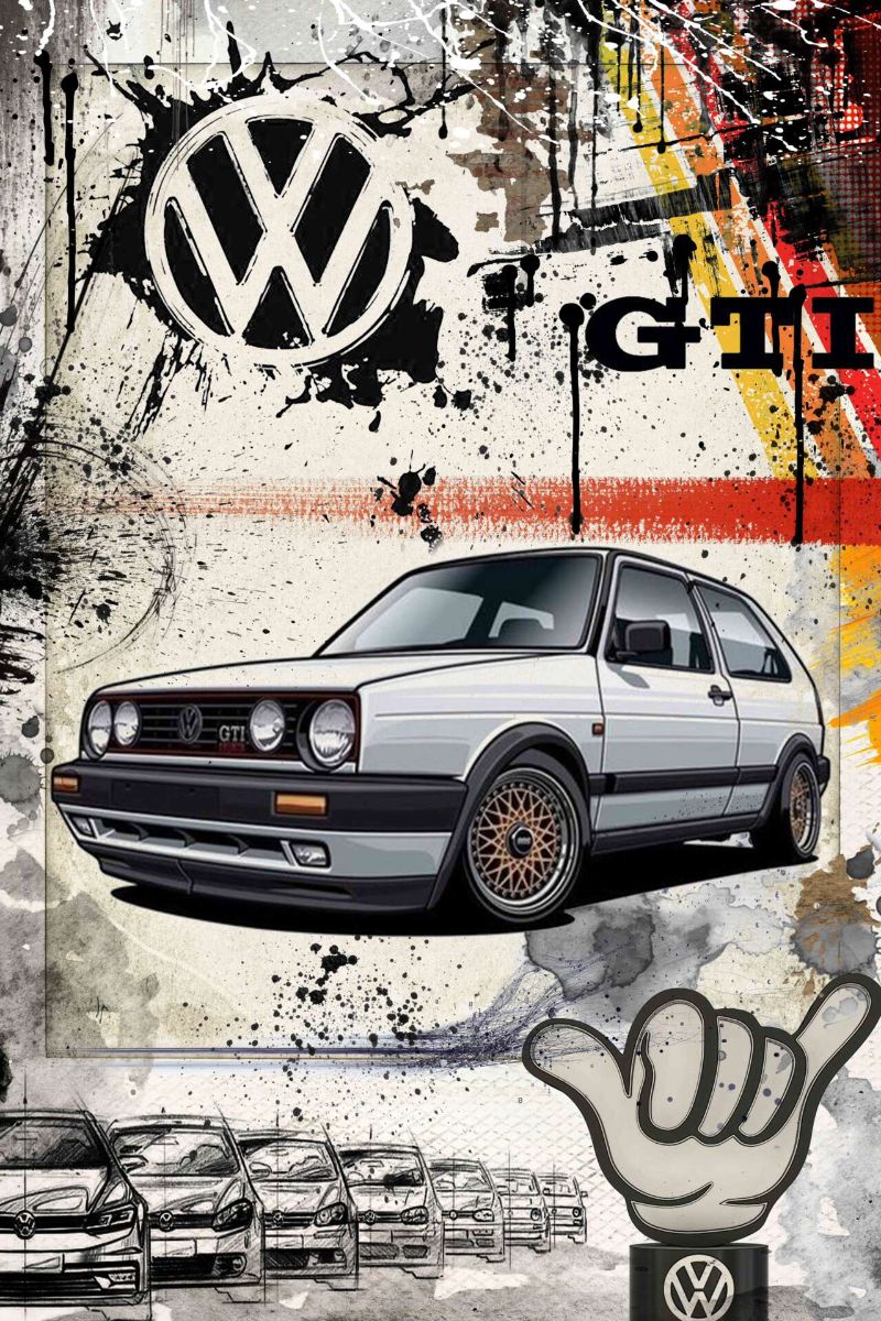 Golf GTI Blanche